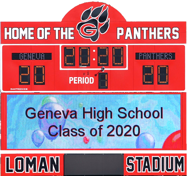 Loman Stadium Scoreboard 2020